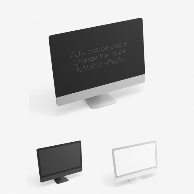 Free Editable Imac Presentation Psd