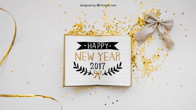 Free Elegant Book Mockup With Christmas Design Psd