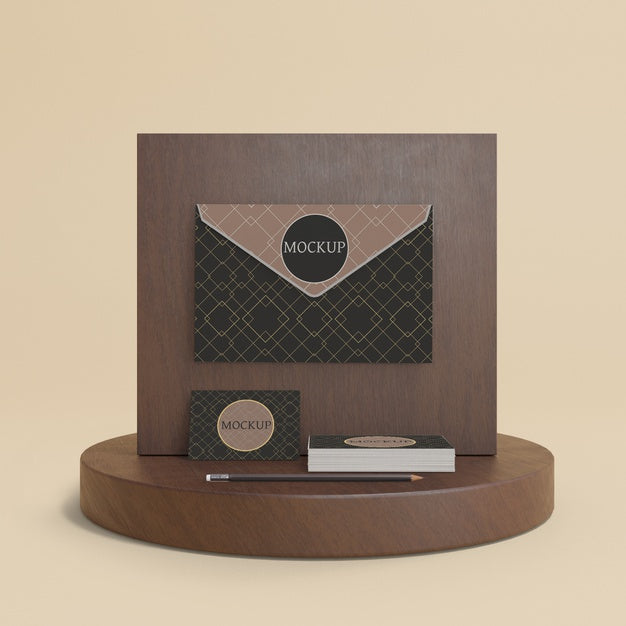 Free Elegant Branding Concept Mock-Up Psd