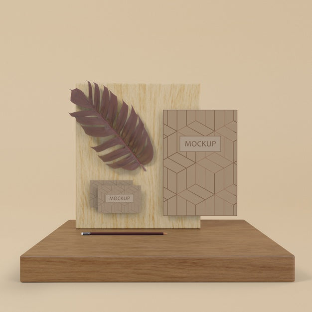 Free Elegant Branding Concept Mock-Up Psd