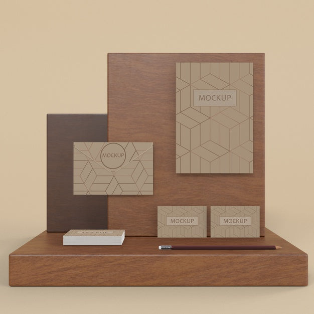 Free Elegant Branding Concept Mock-Up Psd