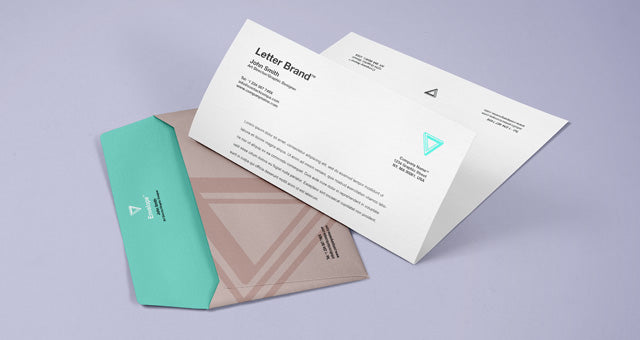 Free Envelope Letter Psd Branding Mockup