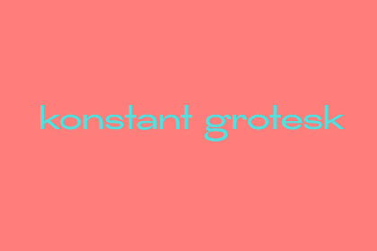 Free Konstant Grotesk Font