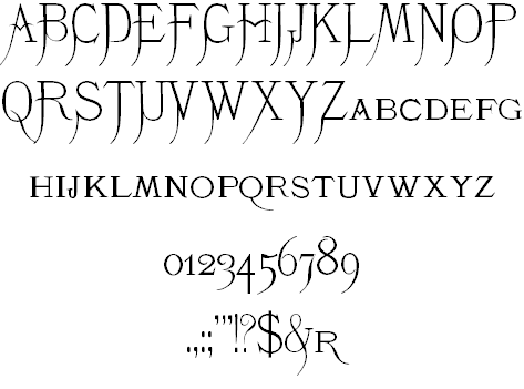 Free K22 Monastic Font