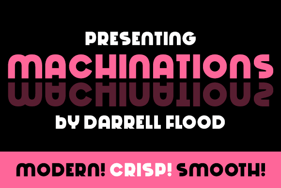 Free Machinations Font