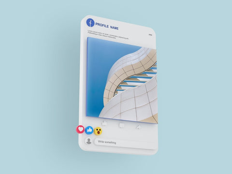 Free Facebook Post Psd Mockup