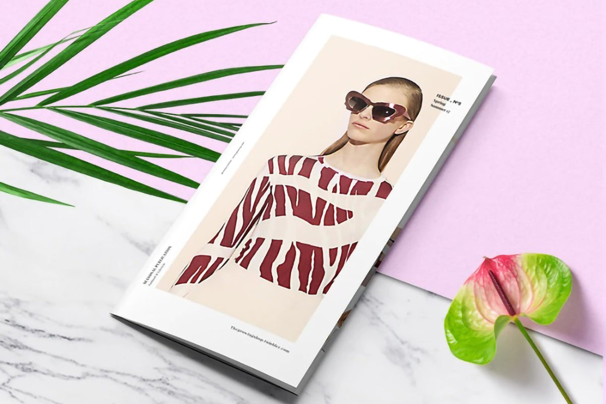 Free Fashion Trifold Mockup Sample