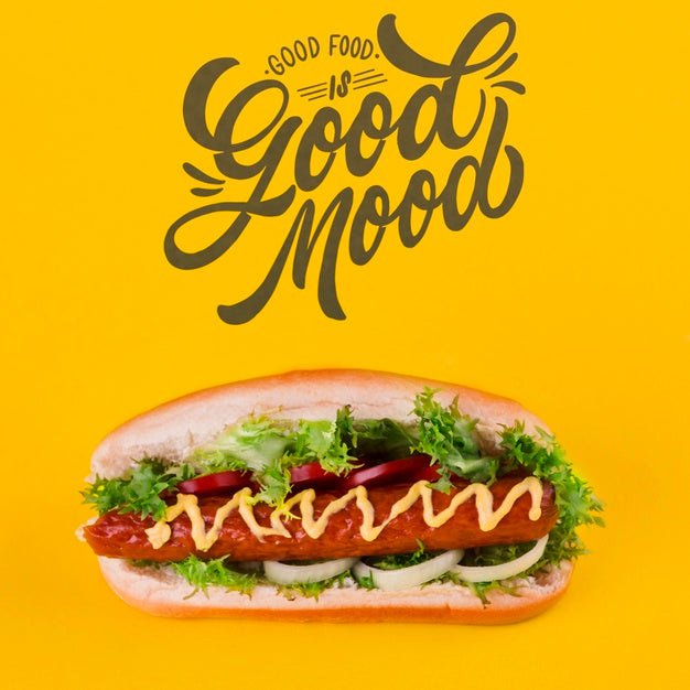 Free Fast Food Concept With Copyspace Psd