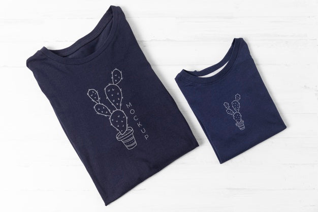 Free Father'S Day T-Shirt Mock-Up Assortment Psd