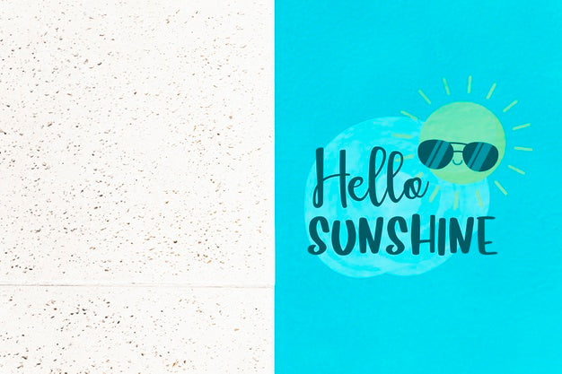 Free Flat Lay Copyspace Mockup At Swimming Pool Psd