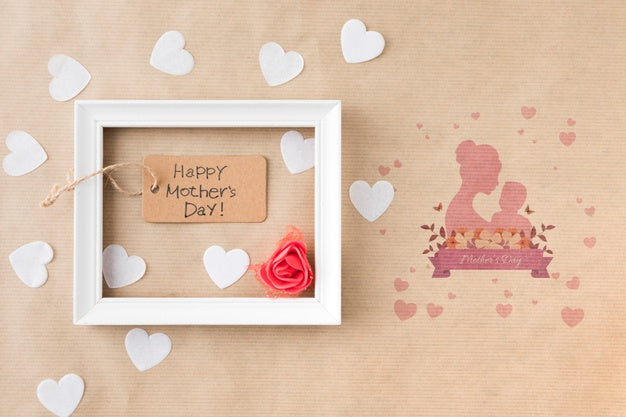 Free Flat Lay Copyspace Mockup For Easter Psd