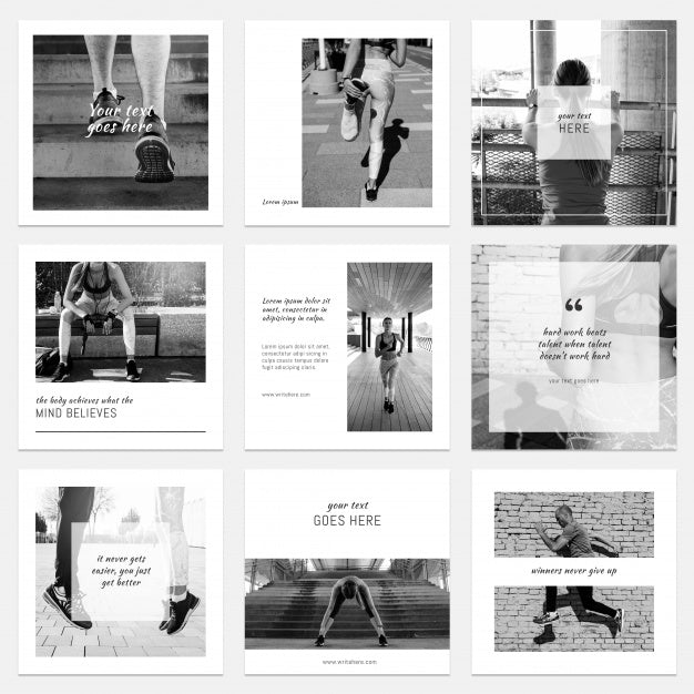 Free Floral Instagram Post Collection Psd