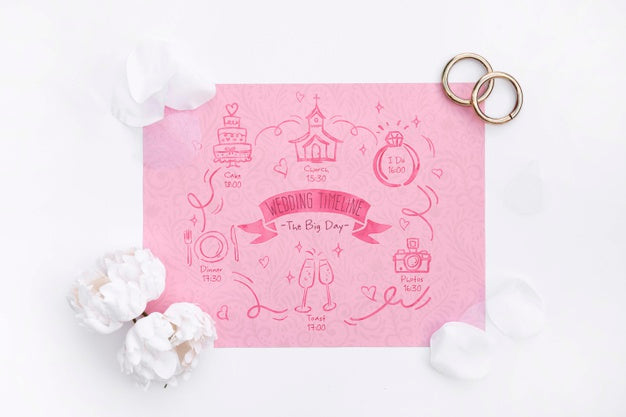 Free Flowers And Engagement Rings Psd