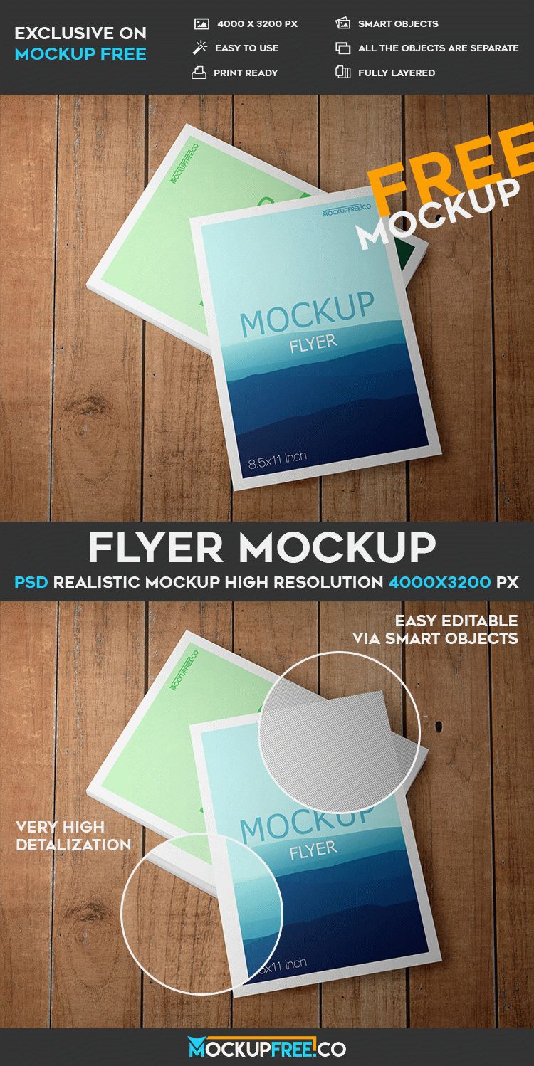 Free Flyer – Psd Mockup