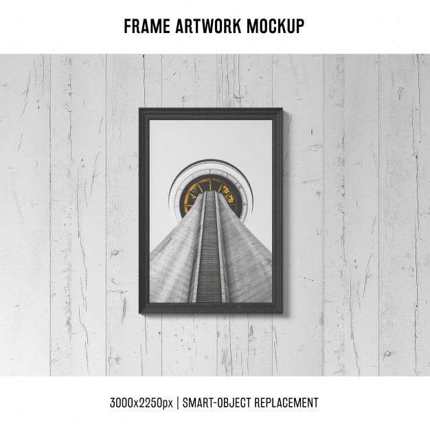 Free Frame Artwork Mock Up Psd