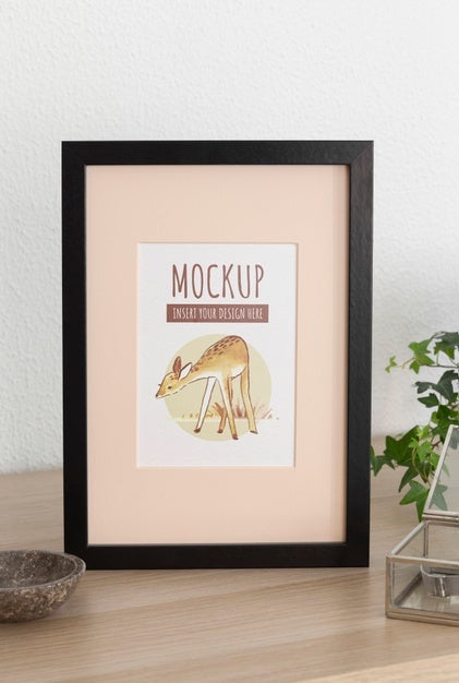 Free Frames With Ornamental Elements Mockup Psd