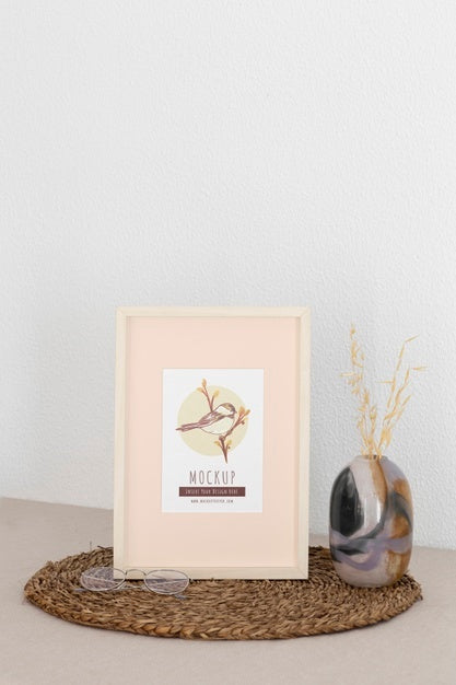 Free Frames With Ornamental Elements Mockup Psd