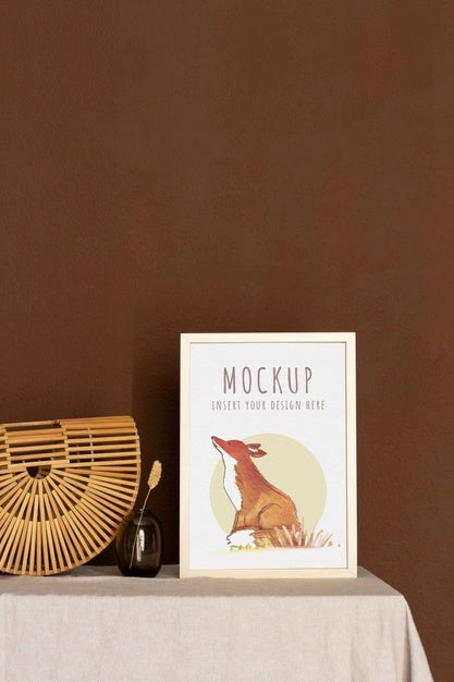 Free Frames With Ornamental Elements Mockup Psd