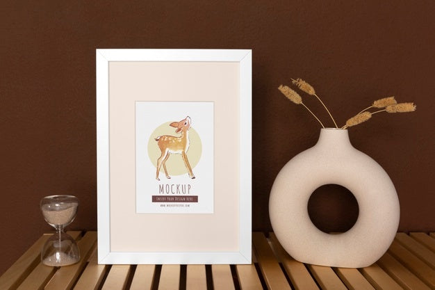 Free Frames With Ornamental Elements Mockup Psd