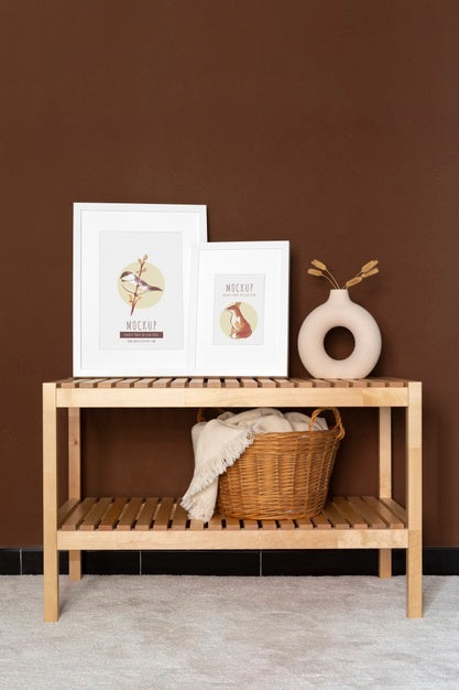 Free Frames With Ornamental Elements Mockup Psd