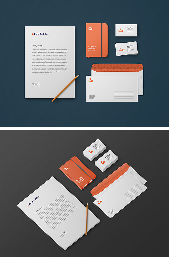 Free So Clean Identity Branding Mockup