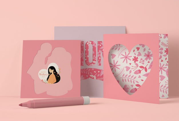 Free Front View Assortment For Mother'S Day With Scene Creator Psd