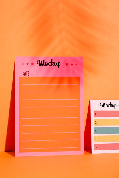 Free Front View To Do List And Reminder Notes Psd