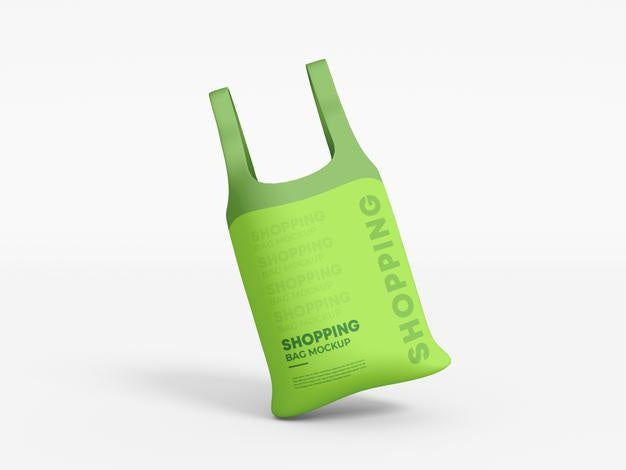 Free Grocery Shopping Bag Branding Mockup Psd