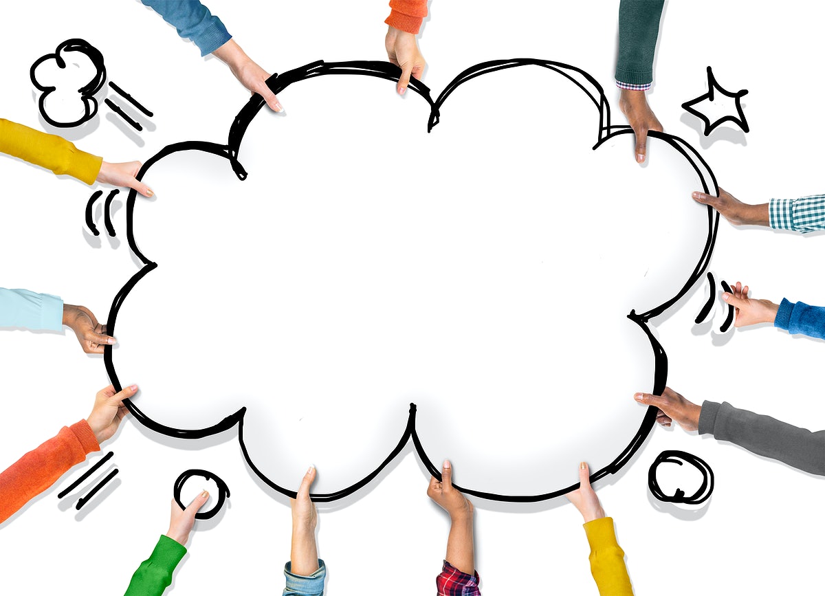 Free Group Of Hand Pop Art Expolding Concept