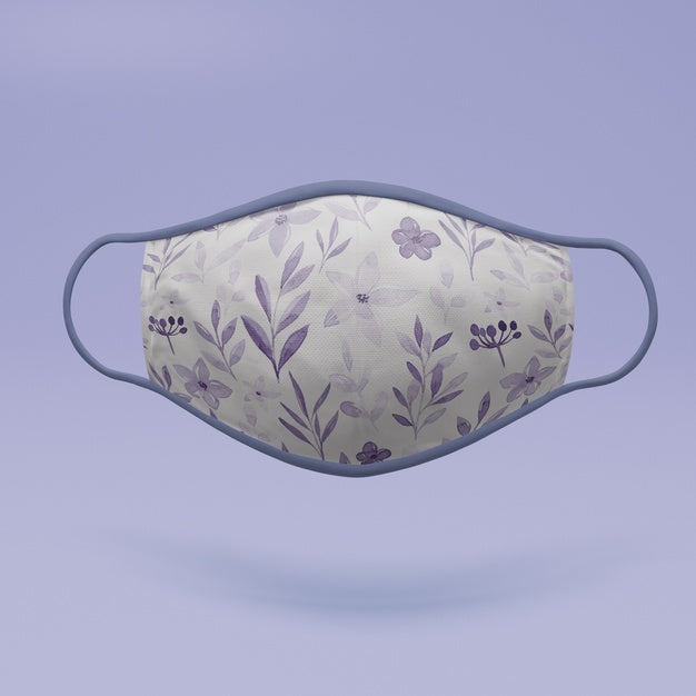 Free Handmade Face Mask With Mock-Up Concept Psd