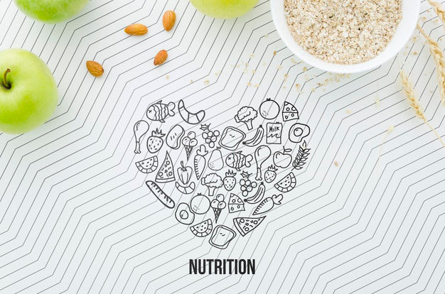 Free Healthy And Organic Food Mock-Up Psd