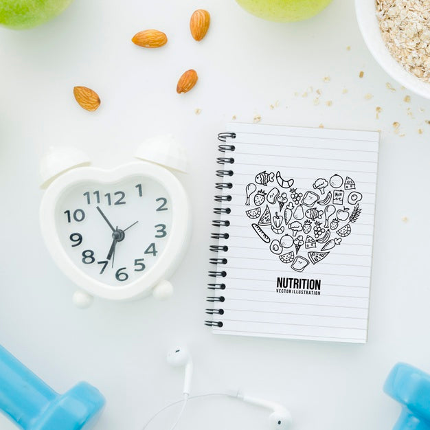 Free Healthy Food And Lifestyle With Sport Psd