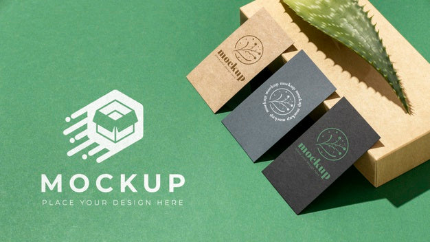 Free High Angle Of Paper Stationery With Leaf Psd