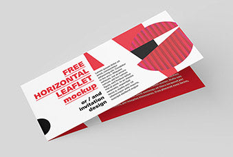 Free Horizontal Dl Leaflet Mockup