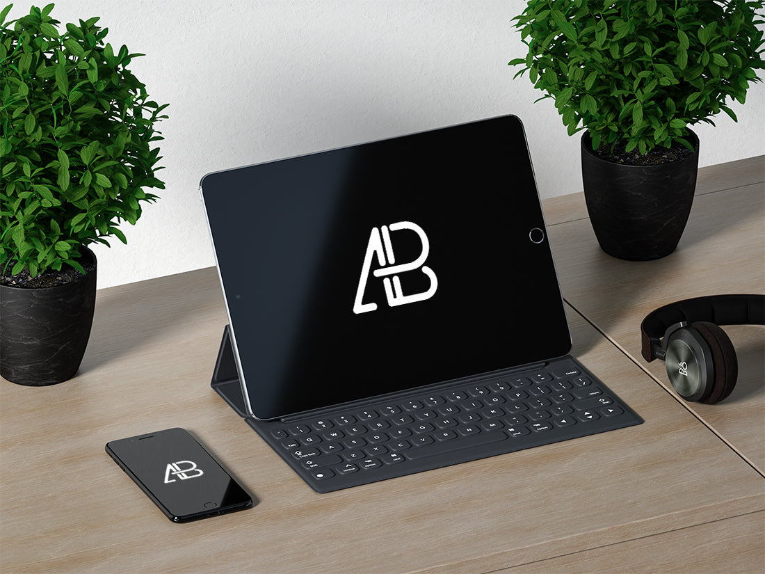 Free iPhone 7 Plus and iPad Pro 10.5-inch Mockup