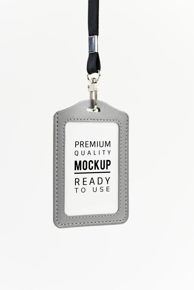 Free Id Holder Mockup Psd