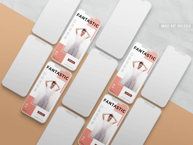 Free Instagram Social Media Post Mockup Psd