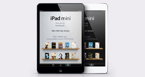 Free Ipad Mini Psd Vector Mockup