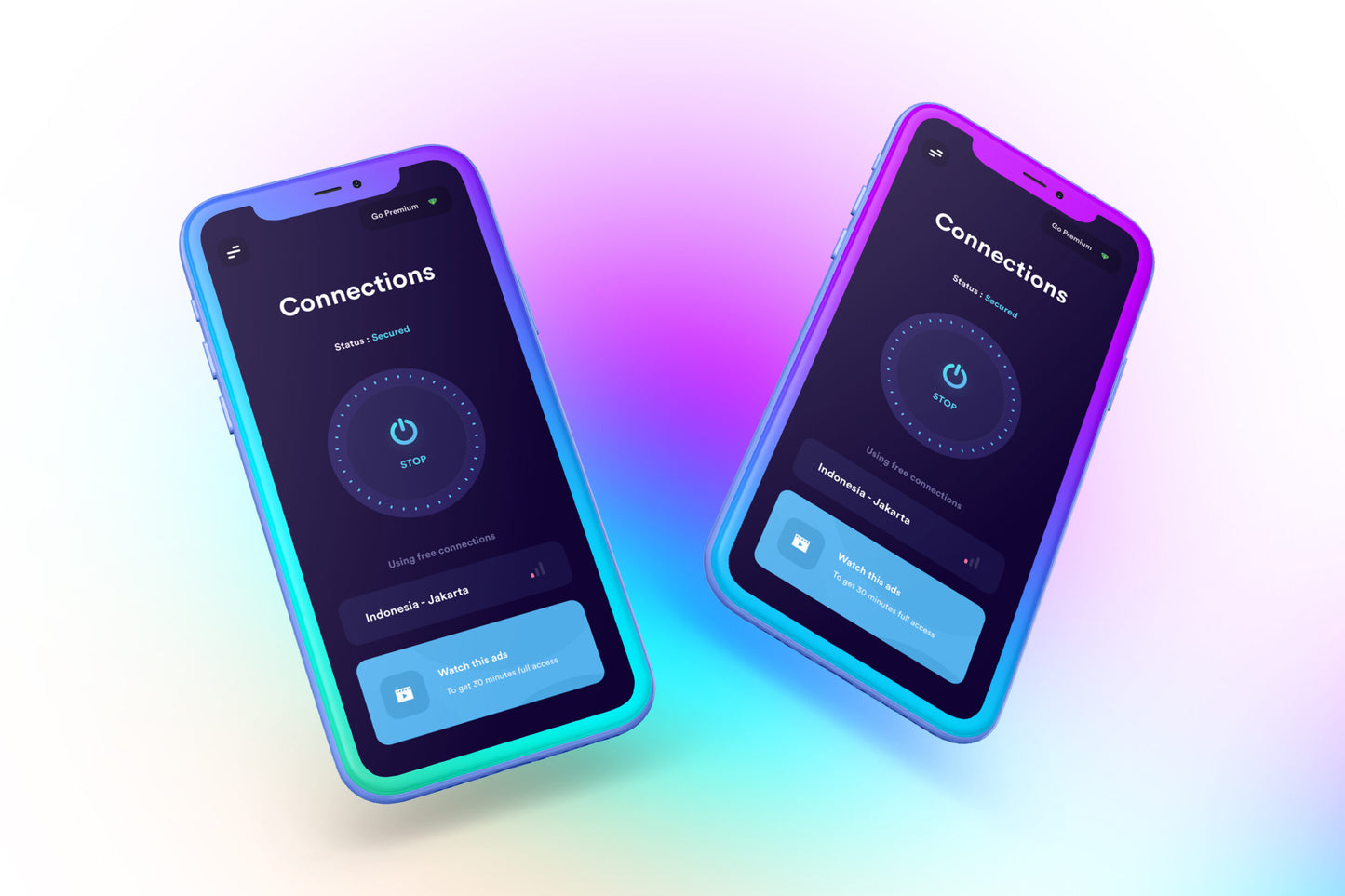 Free Iphone Clay Gradient Mockup