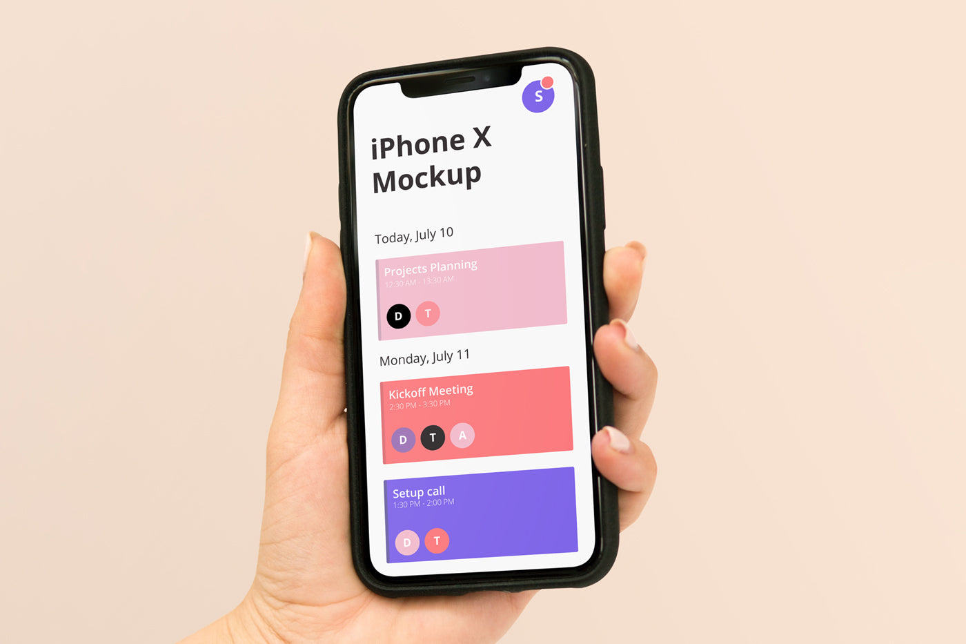 Free Iphone X Mockup