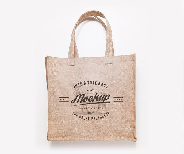 Free 3 Jute and Tote Bags (Mockup)