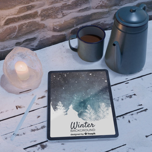 Free Kettle With Tea For Cold Weather Psd