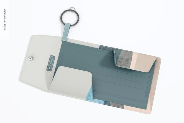 Free Leather Mask Case Mockup, Opened Psd