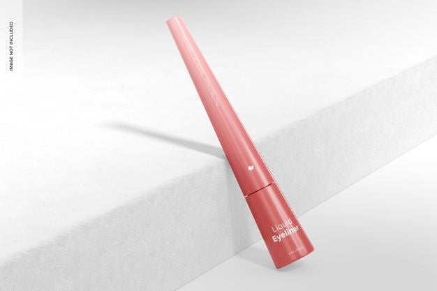 Free Liquid Eyeliner Mockup, Leaned Psd