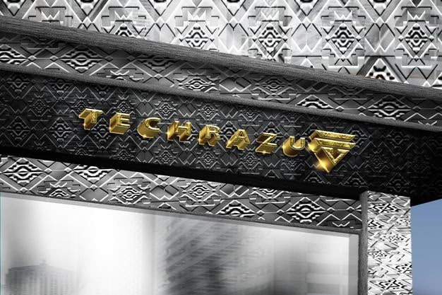 Free Luxury Building Signboard 3D Logo Mockup Psd