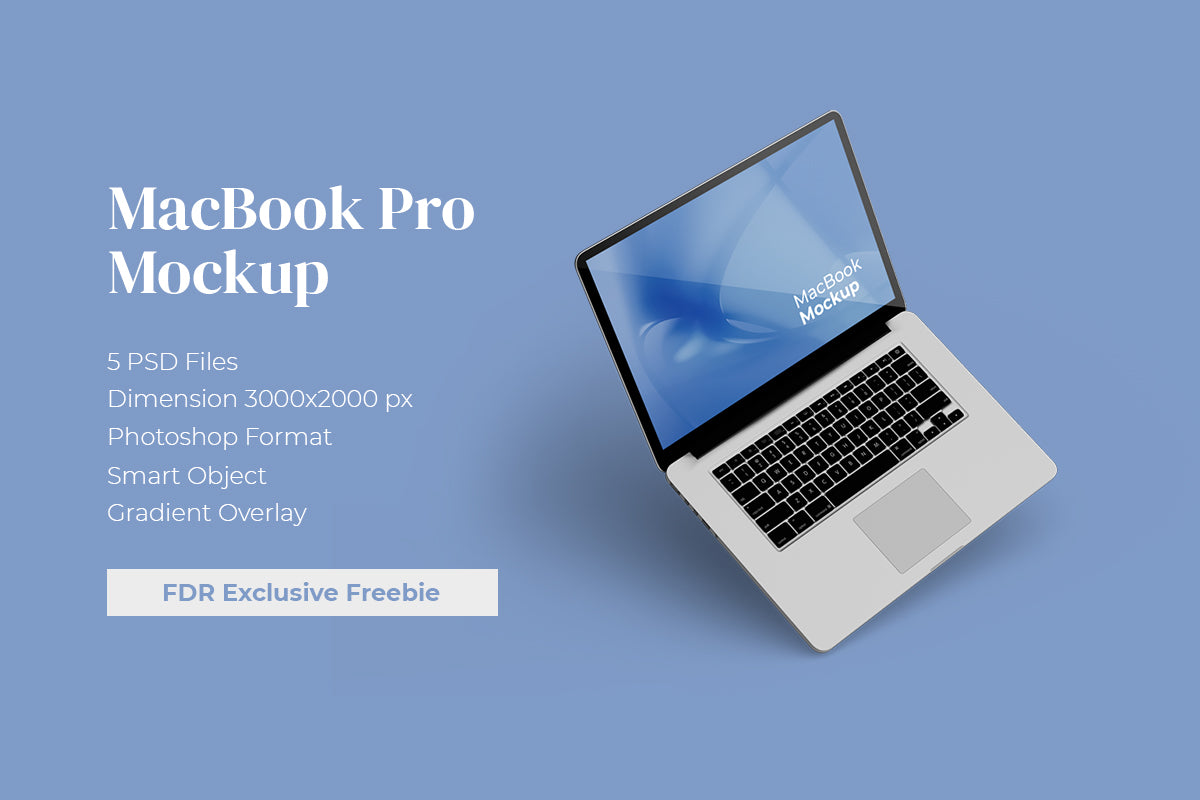 Free Macbook Pro Mockup