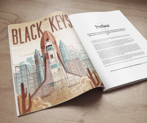 Free Magazine on Wooden Floor (Psd Mockup)