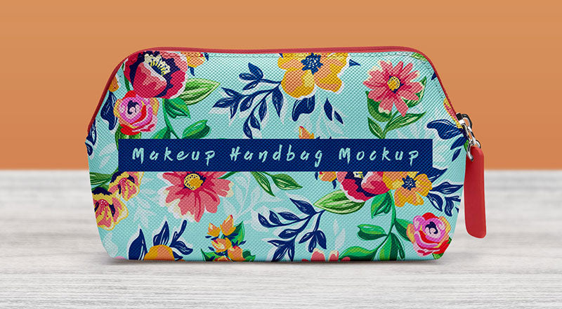 Free Makeup Handbag Purse Mockup Psd