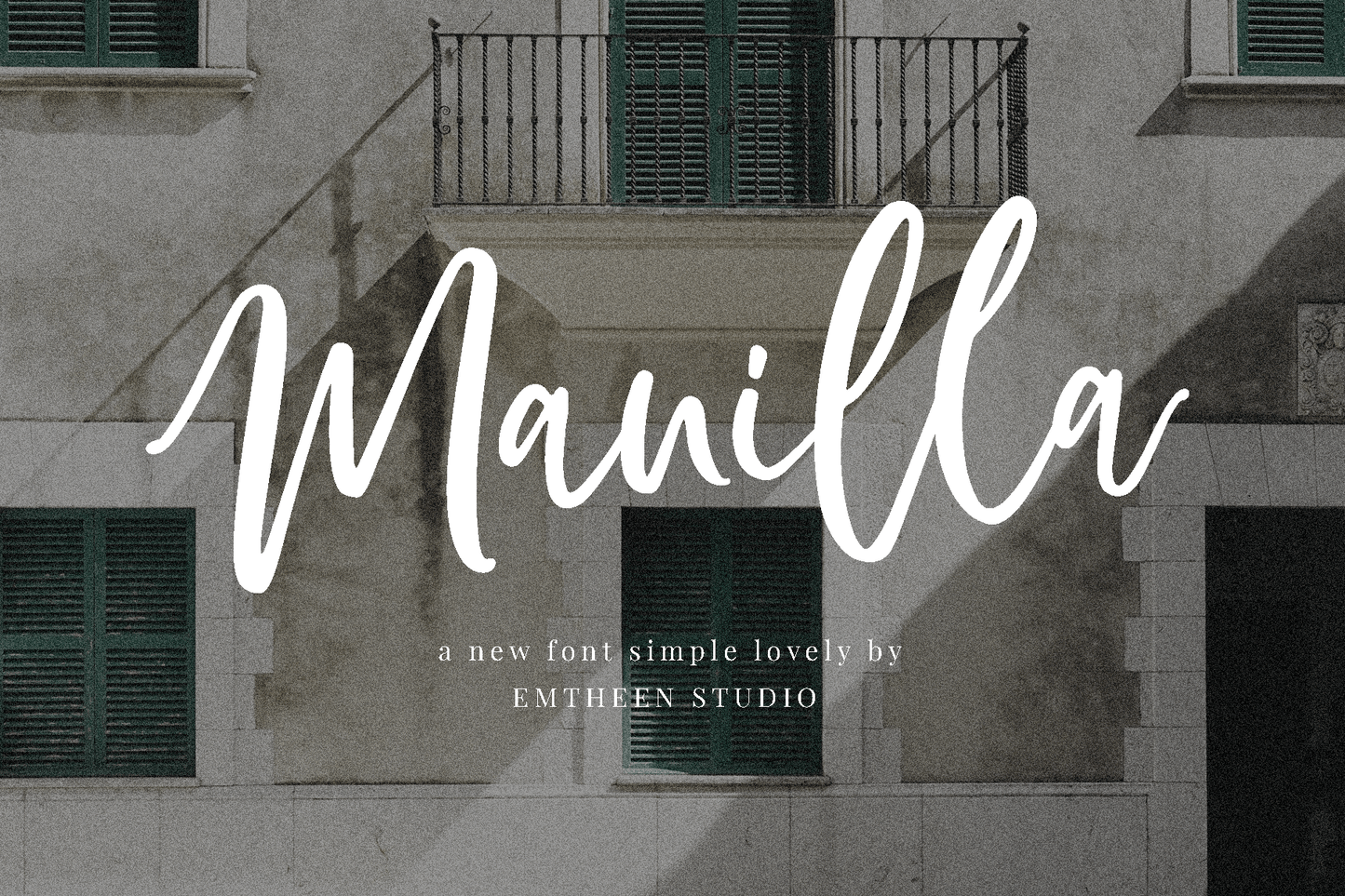 Free Manilla Script Font