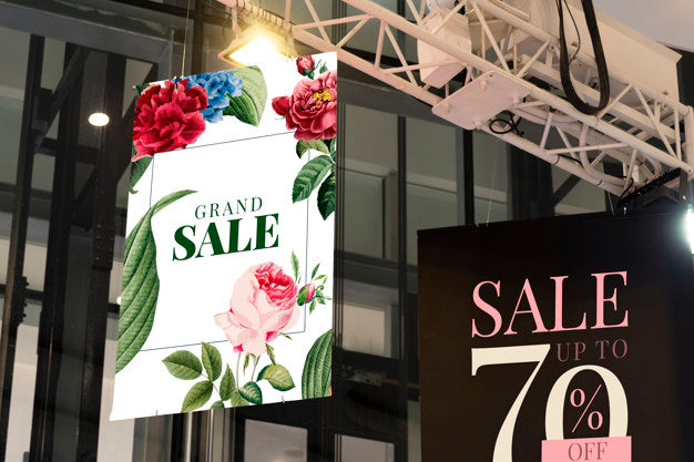 Free Marketing Ad Promotion Poster Mockup Template Psd